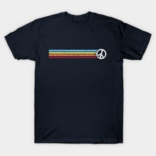RETRO PEACE STRIPES T-Shirt